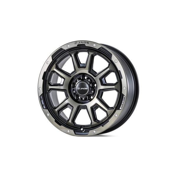 JAOS アダマス BL5 18x7.5J 5H 114.3 +45 スモークポリッシュブラック /...