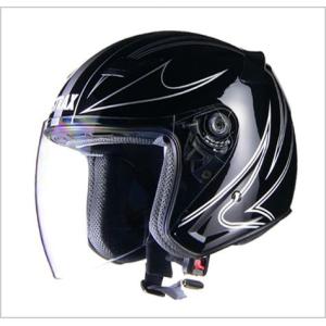 リード工業 【リード工業】 STRAX SJ-8 ジェットヘルメット ブラック