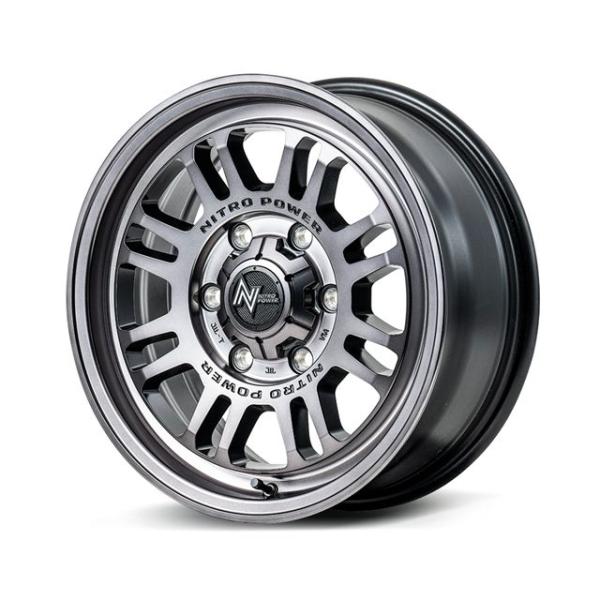 ナイトロパワー M16 アサルト アルミホイール1本 17x7.0J 5H 114.3 ＋55 セミ...