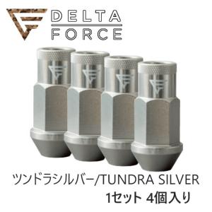 デルタフォース ミルナット 19HEX M12xP1.25 4個入り ツンドラシルバー (TSL) MIL NUTS｜screate