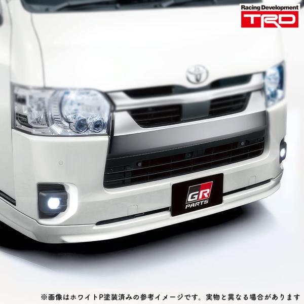 TRD GRフロントスポイラー Version II ハイエース/レジアスエース 200系 塗装済 ...