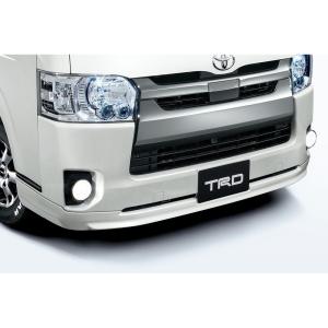 ハイエース フロントスポイラー TRD 純正パール070 TRD フロントスポイラー ホワイトパールCS(070) ハイエースバン