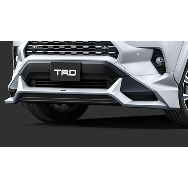 TRD フロントスポイラー (未塗装:LEDなし) RAV4 (フォグランプ無車) MXAA5# A...