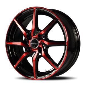 S810 EuroSpeed MID 12インチ ブラックポリッシュ＋レッドクリア