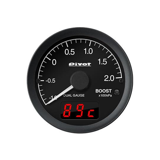 ピボット ブースト計 φ60 DRX-B OBDタイプ 白照明/pivot DRX-B