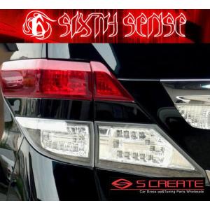 SIXTH SENSE(シックスセンス) ヴェルファイア レッド テールレンズカバー【UP 上側用 左右セット】｜screate