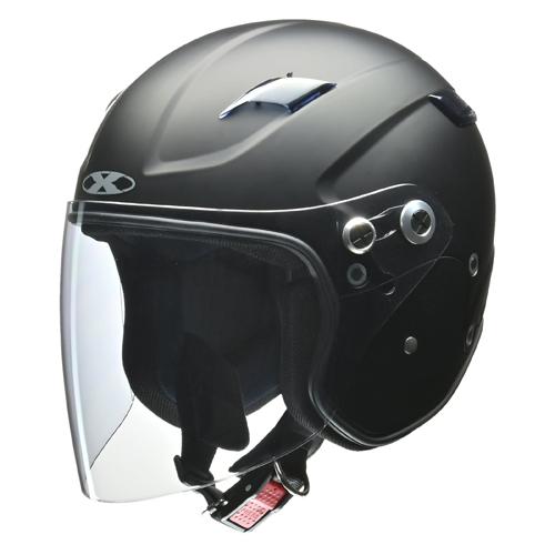 【リード工業】 X-AIR RAZZO STRADA セミジェットヘルメット マットブラック /LE...