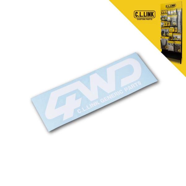 シーエルリンク オリジナルステッカー 4WDロゴ / C.L.LINK