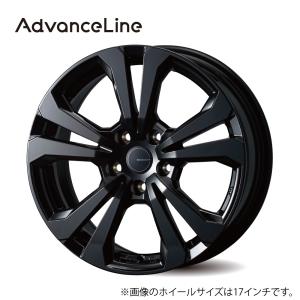 TAS アドバンスライン SV-1 (ブラック) アルミホイール1本 17×7.5 5H
