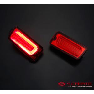 【送料無料】1年保証付! スバル サンバートラック S200系/S500系 チューブフルLEDテールランプ(シーケンシャル 流れるタイプ)/ レッド｜screate