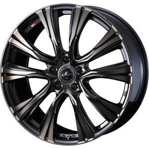 個人宅直送可 レオニスVR 16x6.5 5H 100 +42 パールブラックミラーカット/チタントップ / 16インチ ホイール1本 LEONIS VR Weds ウェッズ｜エスクリエイト