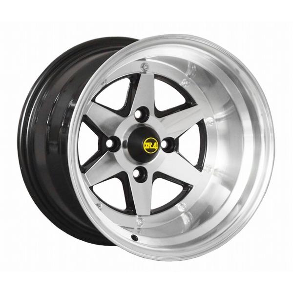 ロンシャン ホイール1本 15 x 10J 4H 114 -40 ブラックポリッシュ  / 15イン...