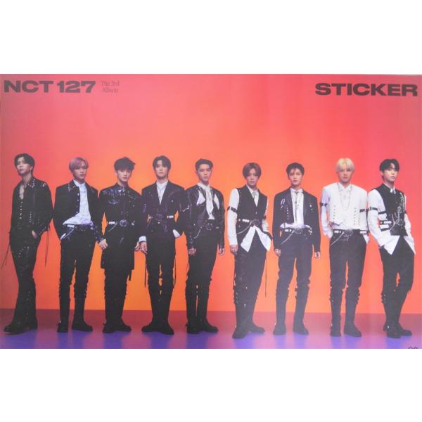 NCT 127 3rd アルバム STICKER STICKER VER ポスター