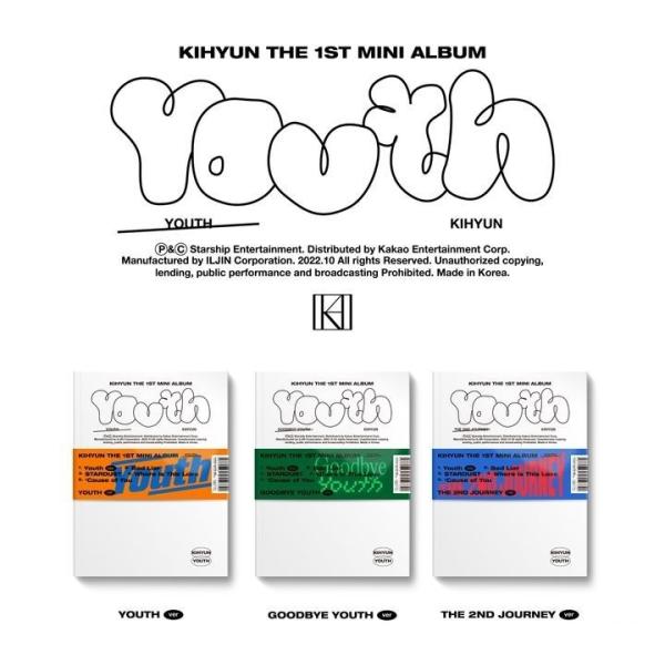 Monsta X : キヒョン 1st ミニアルバム YOUTH CD (韓国盤)