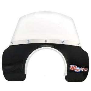 Vespa ベスパ 風防 スクリーン 215x425mm PX P 黒 ブラック