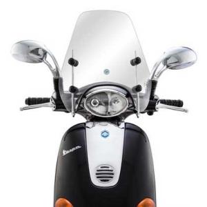 Vespa　ET2/ET4　ショートフライスクリーン【クリア】【CUPPINI】