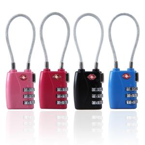 TSAロック 3桁 ダイヤル式ロック 南京錠 鍵 海外旅行 荷物