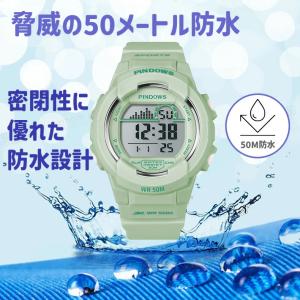 「日本製電池 ・1年間保証」腕時計 キッズ デ...の詳細画像3