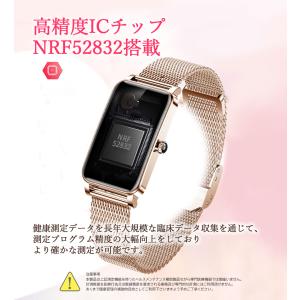 スマートウォッチ レディース 防水 女性 フル...の詳細画像4