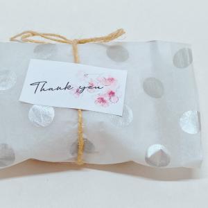桜のThank youシール 水彩桜 筆記体 ...の詳細画像5