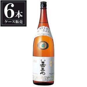 日本酒 嘉美心 秘宝本醸造 1.8L 1800ml x 6本 ケース販売 嘉美心酒造 岡山県 送料無料 本州のみ｜se-sake