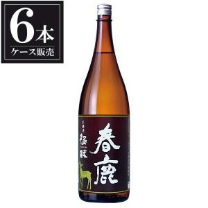 日本酒 春鹿 本醸造 極味 1.8L 1800ml x 6本 ケース販売 今西清兵衛商店 奈良県 送料無料 本州のみ｜se-sake