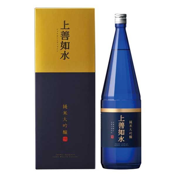 日本酒 白瀧 上善如水 純米大吟醸 1.8L 1800ml x 3本 ケース販売 白瀧酒造 新潟県