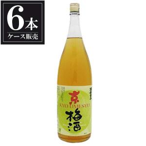 酒呑童子 京梅酒 1.8L 1800ml x 6本 ケース販売 ハクレイ酒造 京都府 送料無料 本州のみ｜se-sake