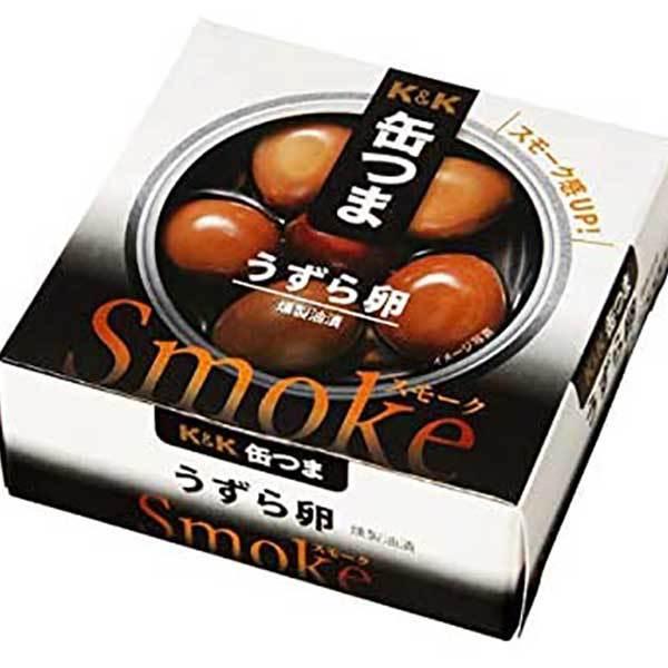 K&amp;K 缶つまＳｍｏｋｅ うずら卵 缶 25g x 24個 ケース販売 K&amp;K国分 食品 缶詰 日本...
