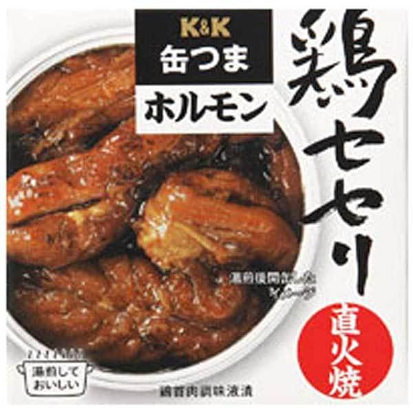 K&amp;K 缶つま 鶏セセリ 直火焼 缶 50g x 24個 ケース販売 K&amp;K国分 食品 缶詰 日本 ...