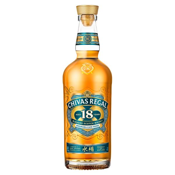 シーバスリーガル18年 ミズナラ カスク フィニッシュ 43度 箱付 700ml 送料無料 本州のみ...