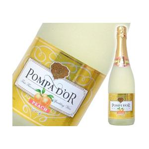 ポンパドール ピーチ 瓶 750ml サントリー スペイン スパークリングワイン PDPHQ 送料無...