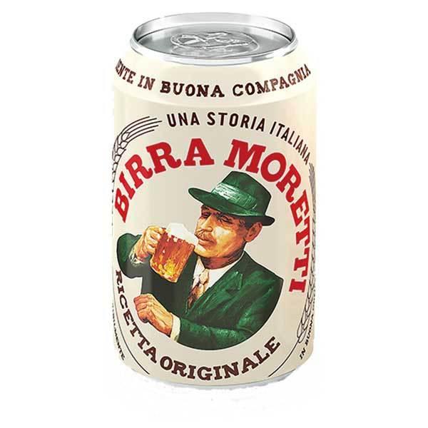 モレッティビール 缶 330ml x 24本 ケース販売 3ケースまで同梱可 輸入ビール イタリア ...
