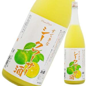 すてきなシークワーサー酒 1.8L 1800ml 麻原酒造 埼玉県 果実酒｜se-sake