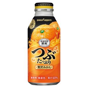 pokka sapporo（ポッカサッポロ） つぶたっぷり贅沢みかん 400gボトル