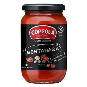 コッポラ モンタナーラ ソース 瓶 350g x 12本 ケース販売 メモス 食品 イタリア トマト製品 632-803