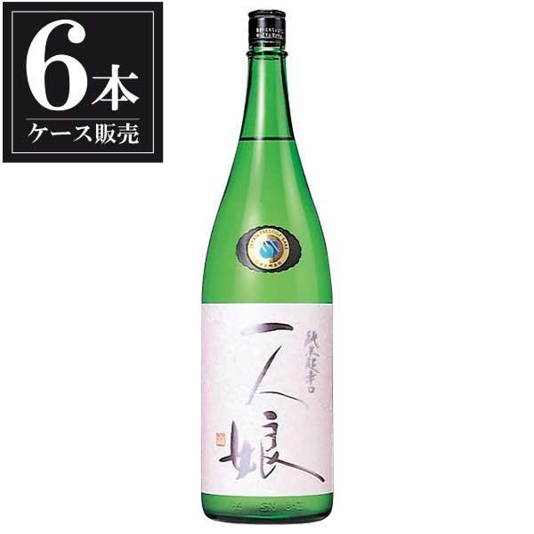 日本酒 一人娘 純米 超辛口 1.8L 1800ml x 6本 ケース販売 山中酒造 茨城県