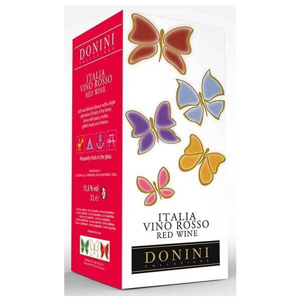 ドニーニ ドニーニ ロッソ BIB 3L 3000ml x 4本 ケース販売 x 4本 ケース販売 ...