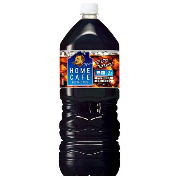 サントリー ボス ホームカフェ 無糖 PET 2L 2000ml x 6本 ケース販売 送料無料 本...
