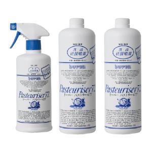 パストリーゼ セット ドーバー パストリーゼ77 ヘッド付 500ml + 詰替 1L 1000ml × 2本 セット販売 送料無料 本州のみ アルコール消毒液 pasteuriser77｜リカータイム ヤフー店