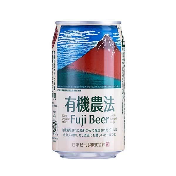有機農法 富士ビール 缶350ml x 24本[ケース販売] NB 日本 ビール