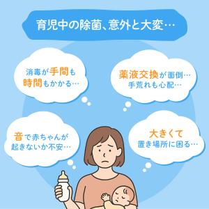 哺乳びんスチーム除菌・乾燥器 イージークリーン...の詳細画像3