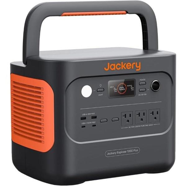 Jackery 1000 Plus リン酸鉄 1264Wh 大容量 AC出力(2000W 瞬間最大4...