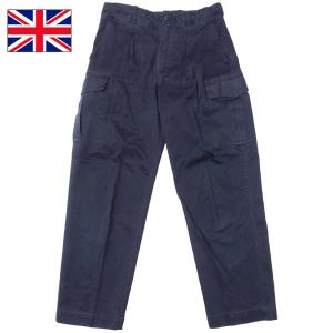 イギリス軍 ROYAL NAVY コンバット カーゴパンツ ネイビー 後期型 USED