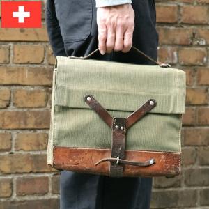 スイス軍 ツールバッグ ビンテージ USED BH007UN カバン 鞄 BAG ハンドバッグ 工具入れ ミリタリーアイテム 軍モノ 軍物 ヴィンテージ｜seabees