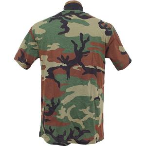 メール便可 迷彩 カモフラージュ 半袖Tシャツ...の詳細画像2