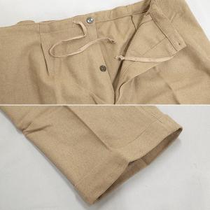 イタリア軍 フランネルパンツ 【ベージュ】 デ...の詳細画像2