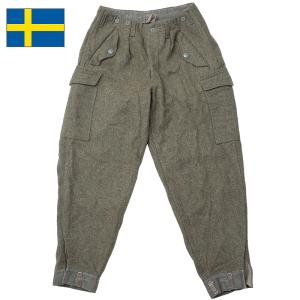 スウェーデン軍 M39 ウールパンツ グレー デッドストック PP002NN SWD
