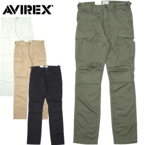AVIREX アヴィレックス #6166122 ファティーグ カーゴパンツ スリムフィット メンズ ファティーグパンツ ズボン 軍パン