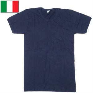 1点ならメール便可 イタリア軍 マリーン 半袖Tシャツ ネイビー 新品｜seabees